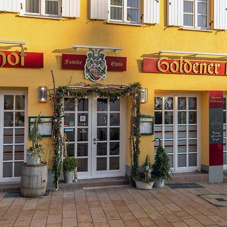 Hotel Restaurant Goldener Hirsch Donauwörth Eksteriør billede